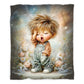 Sleepy Sammy Toddler Fleece Blanket