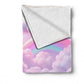 Smiley Cloud Baby Fleece Blanket
