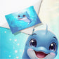 Smiley Dolphin Cot Set