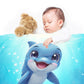 Smiley Dolphin Baby Fleece Blanket