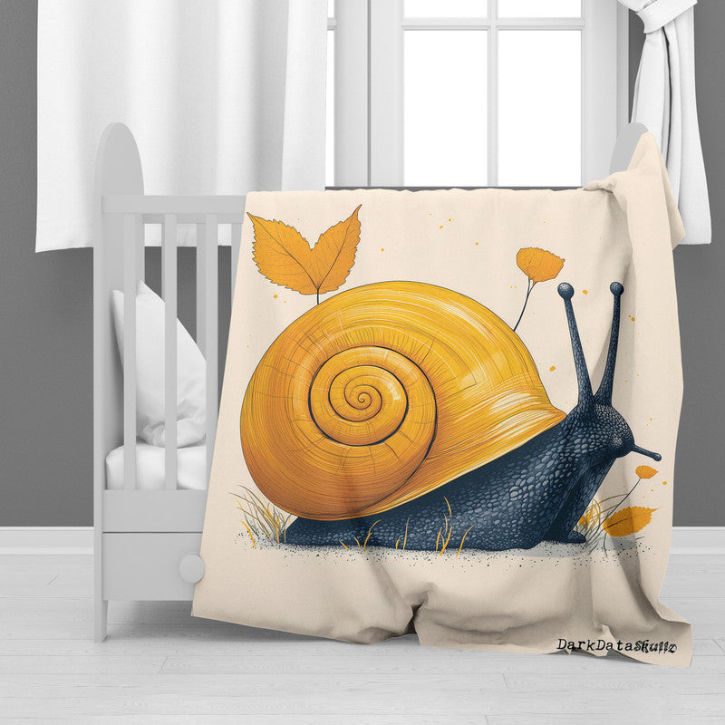 Snail Minky Blanket by Wikus Schalkwyk