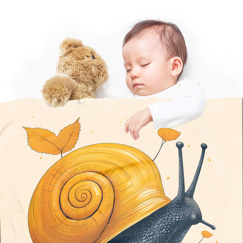 Snail Minky Blanket by Wikus Schalkwyk