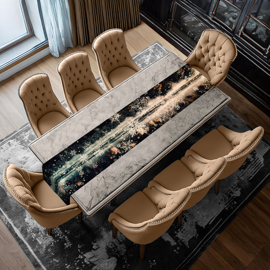 Snow Flakes Table Runner