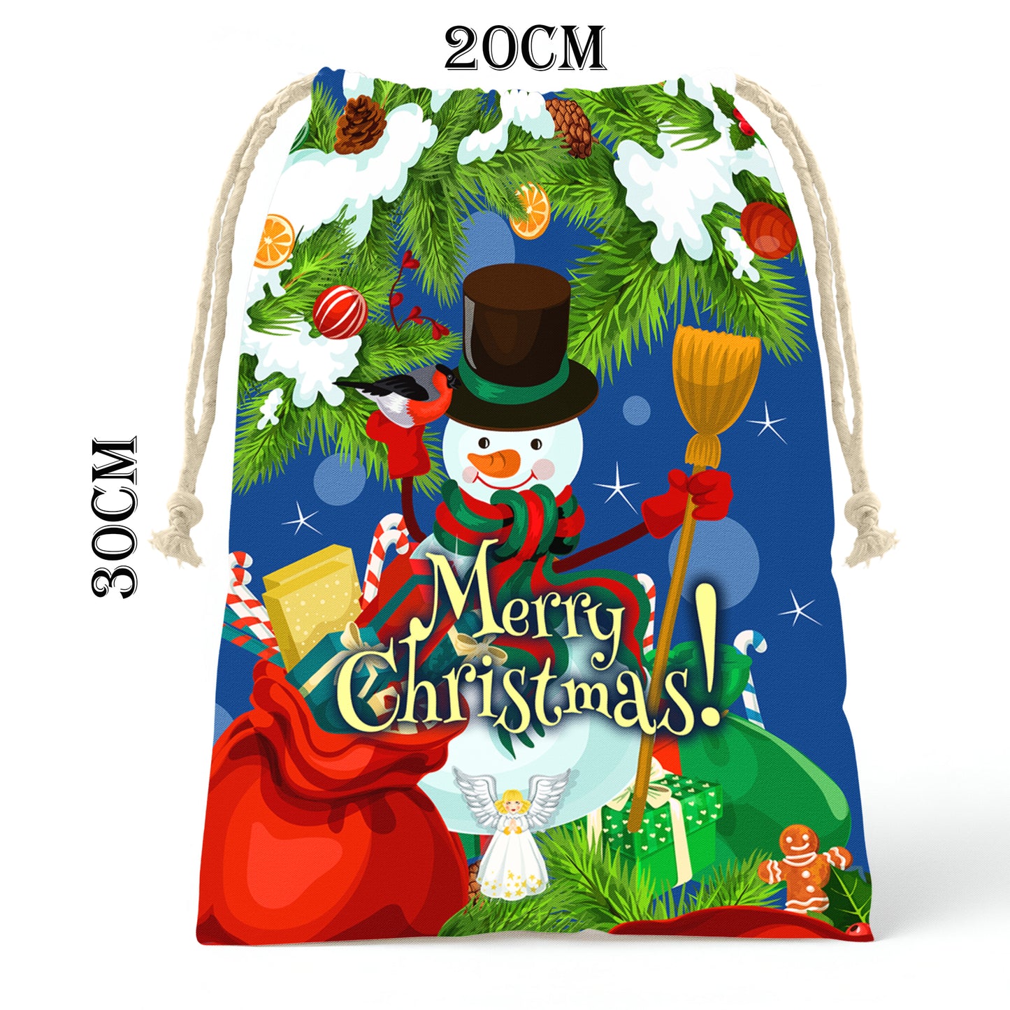 Snowman's Christmas Gift Bag (Set of 3)