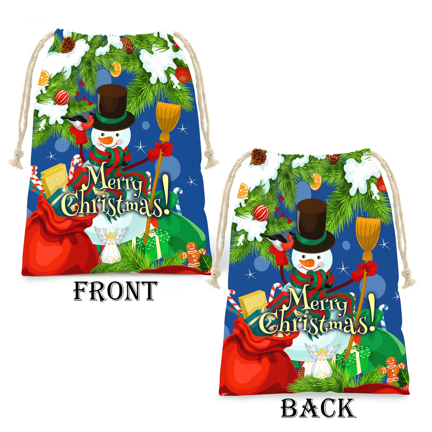 Snowman's Christmas Gift Bag (Set of 3)