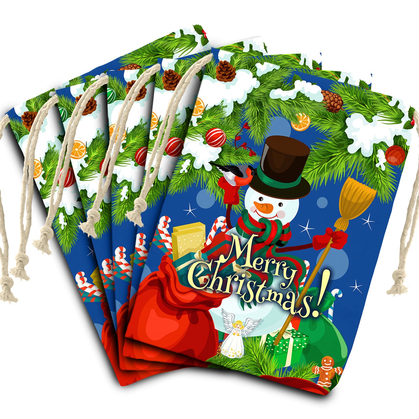 Snowman's Christmas Gift Bag (Set of 3)