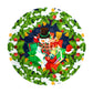 Snowman's Christmas Round Tablecloth
