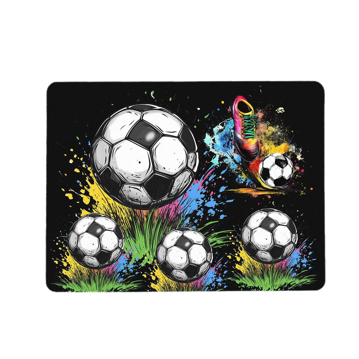 Soccer Kick & Colour Placemats by Mark van Vuuren