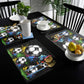 Soccer Kick & Colour Placemats by Mark van Vuuren