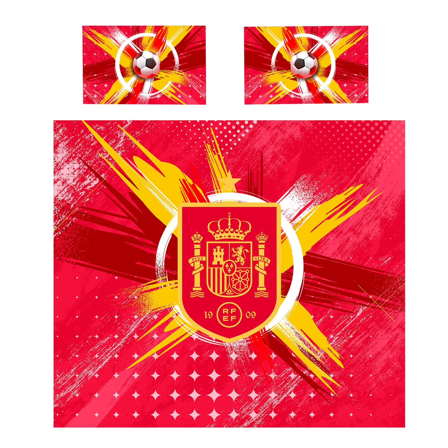 Soccer Spain Duvet Cover Set