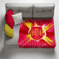 Soccer Spain Light Weight Fleece Blanket