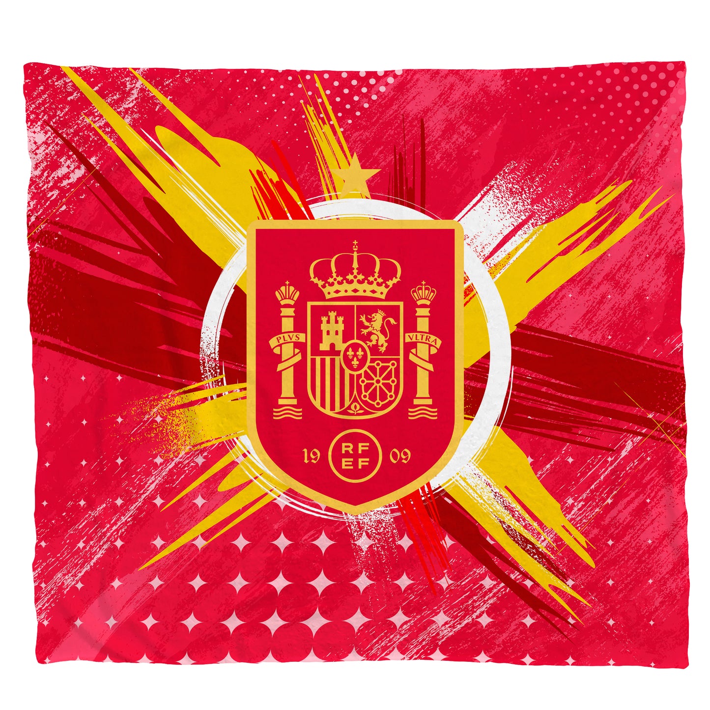 Soccer Spain Light Weight Fleece Blanket