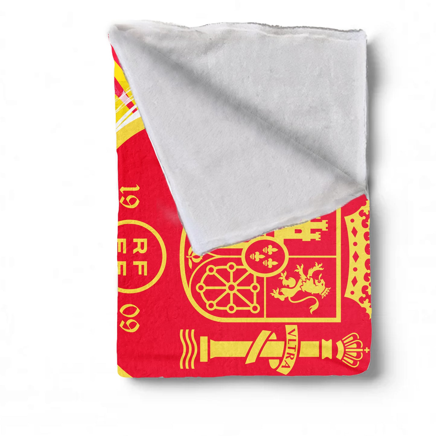 Soccer Spain Light Weight Fleece Blanket
