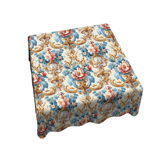 Soft Blue Square Tablecloth