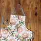 Soft Proteas Medium Length Apron By Mark Van Vuuren
