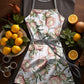 Soft Proteas Medium Length Apron By Mark Van Vuuren