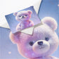 Soft Bear on a Cloud Cot Set