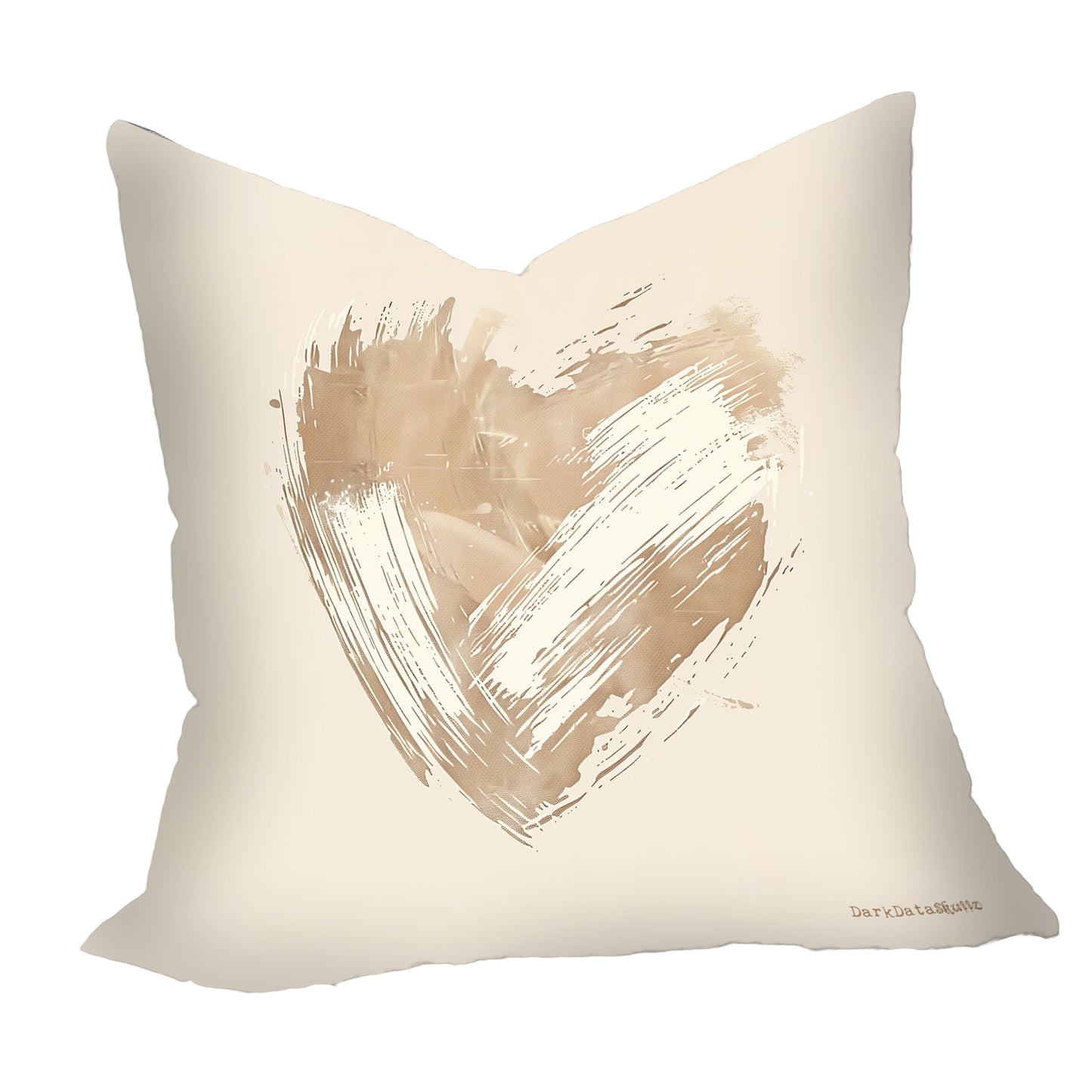 Soft Brush Abstract Heart Luxury Scatter by Wikus Schalkwyk