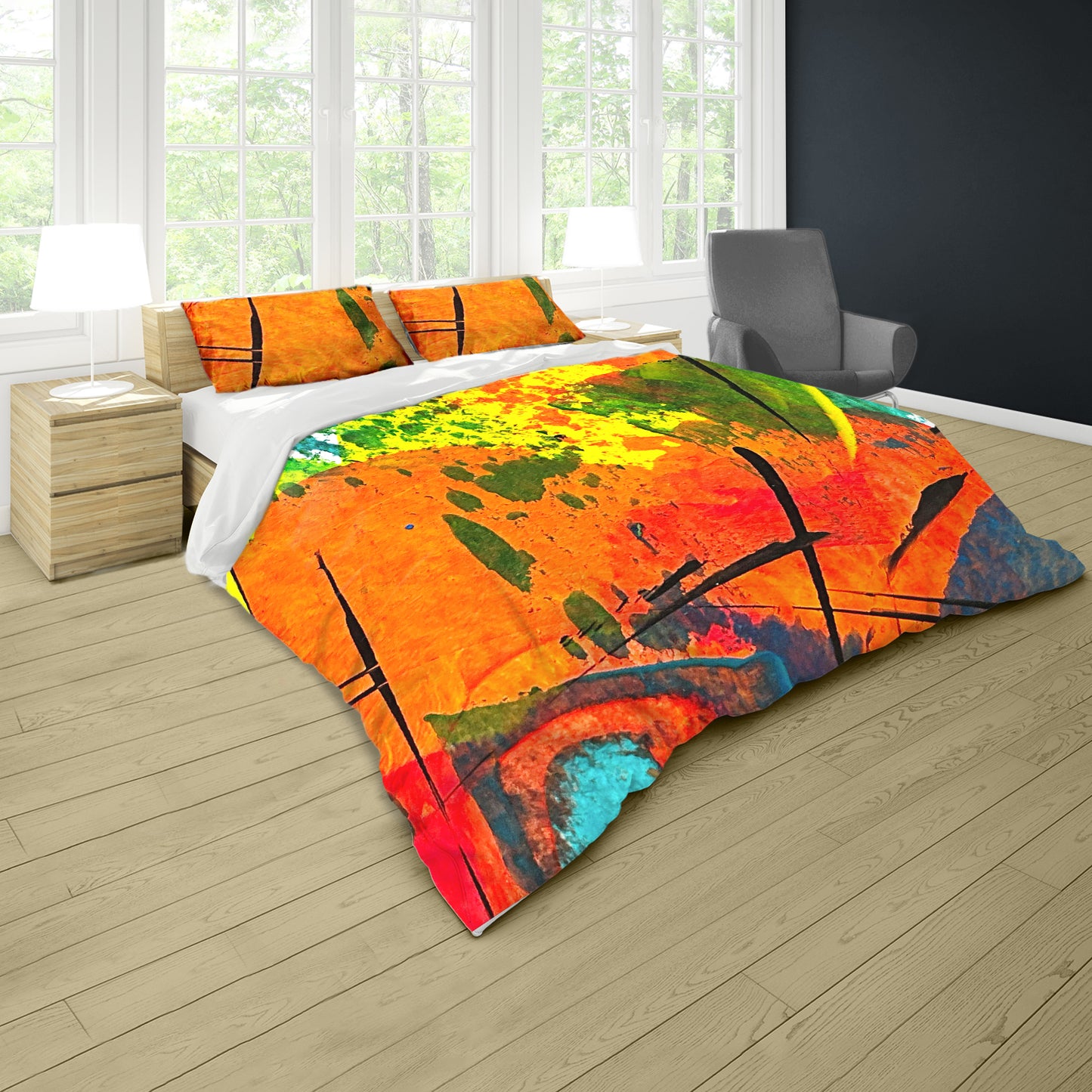 Soft Collision Duvet Cover Set