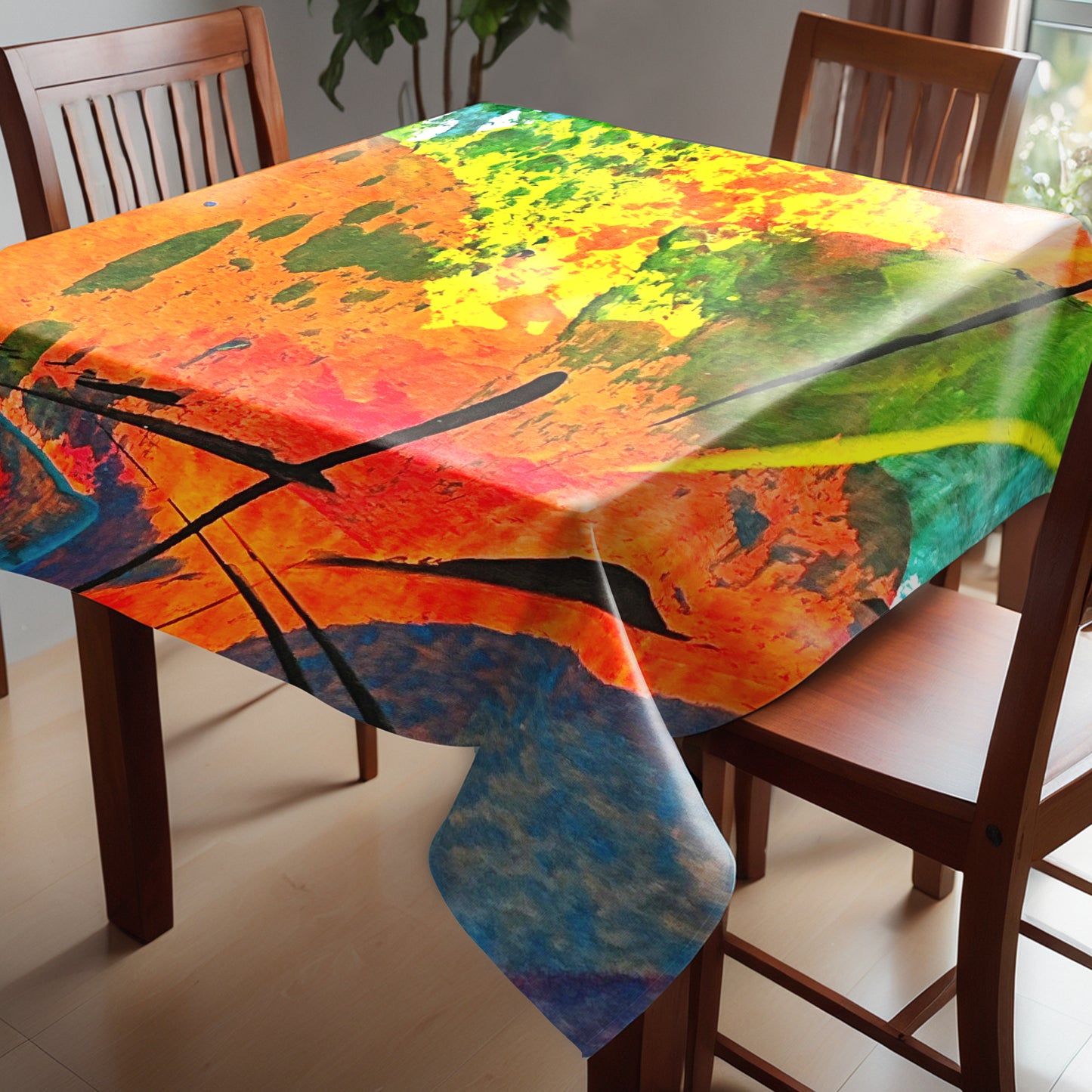 Soft Collision Square Tablecloth
