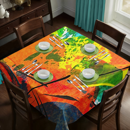 Soft Collision Square Tablecloth