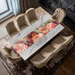 Soft Cosmos & Rose Pattern Table Runner By Mark van Vuuren