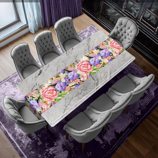 Soft Floral Arrangement Table Runner By Mark van Vuuren