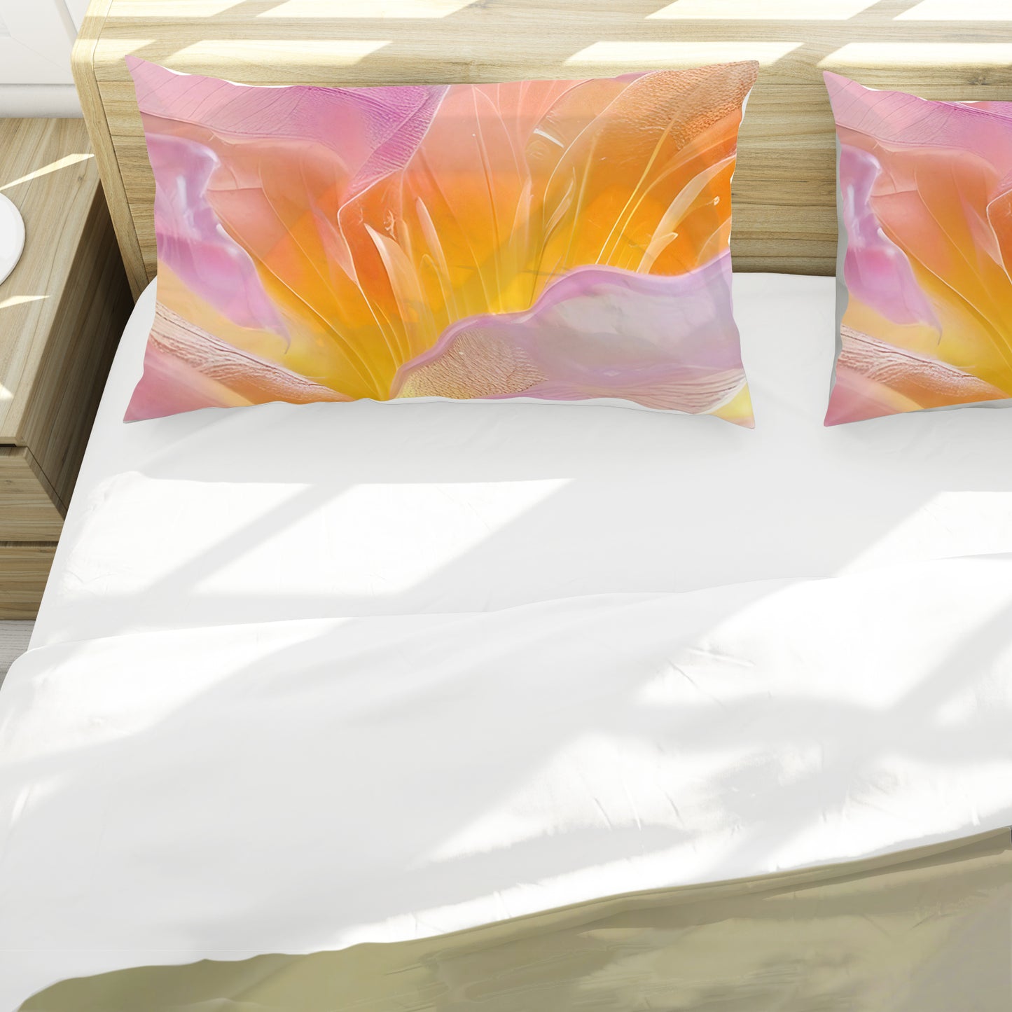 Soft Pastel Blossom Duvet Cover Set