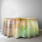 Soft Pastel Colours 2,3m Round Tablecloth