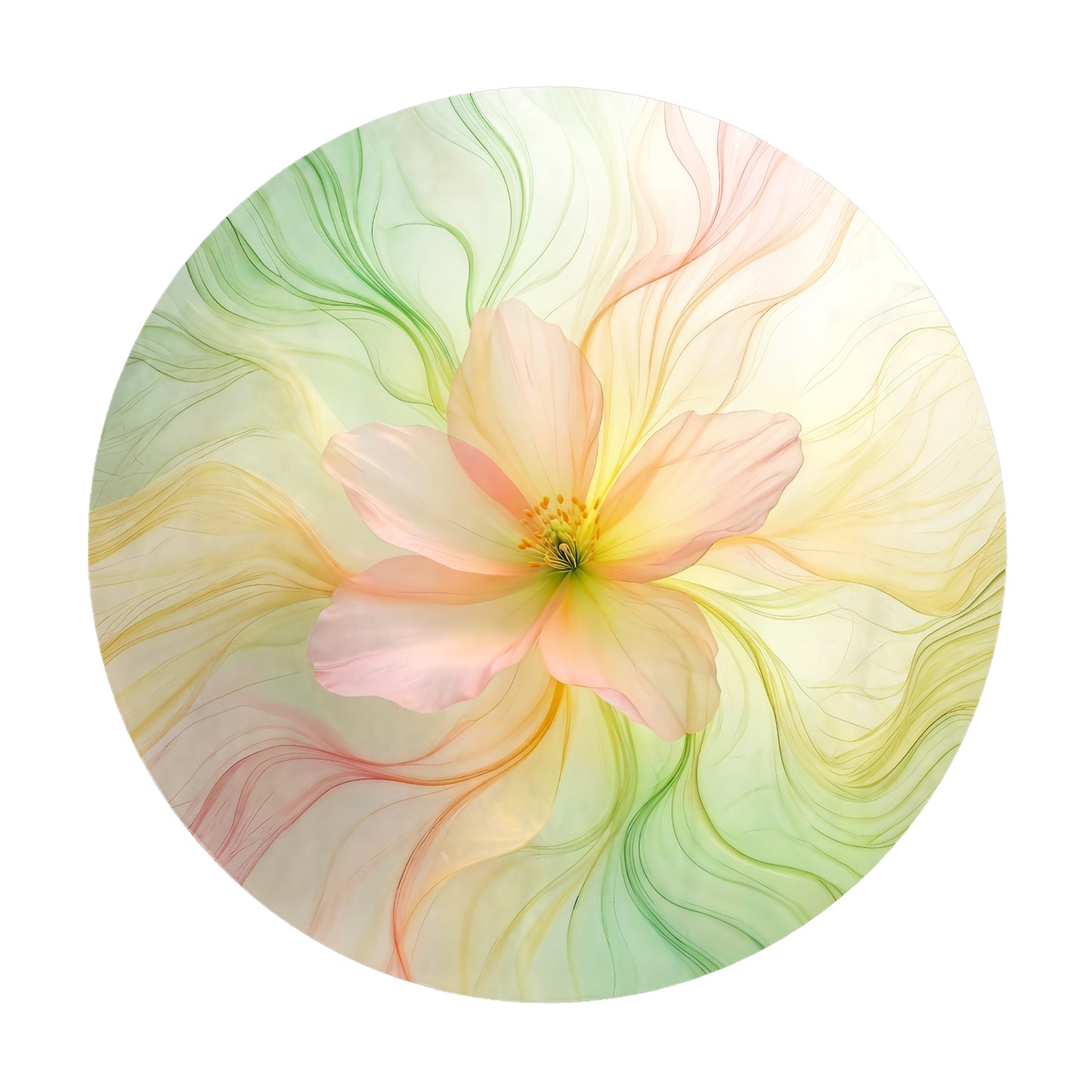 Soft Pastel Colours 2,3m Round Tablecloth