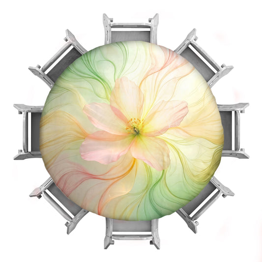 Soft Pastel Colours 2,3m Round Tablecloth