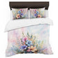 Soft Pastel Wildflower Duvet Cover Set