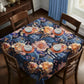 Soft Peach Roses Square Tablecloth