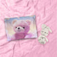 Soft Pink Bear Cot Set