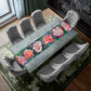 Soft Pink Painted Roses Table Runner