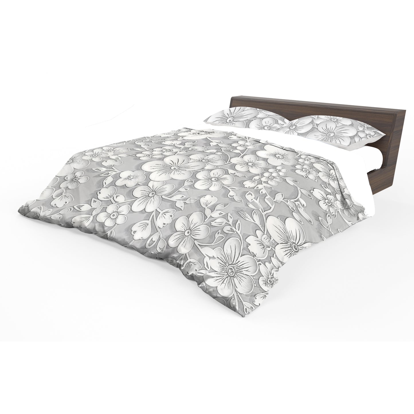 Soft Shades Atherns White Daisy Duvet Cover Set