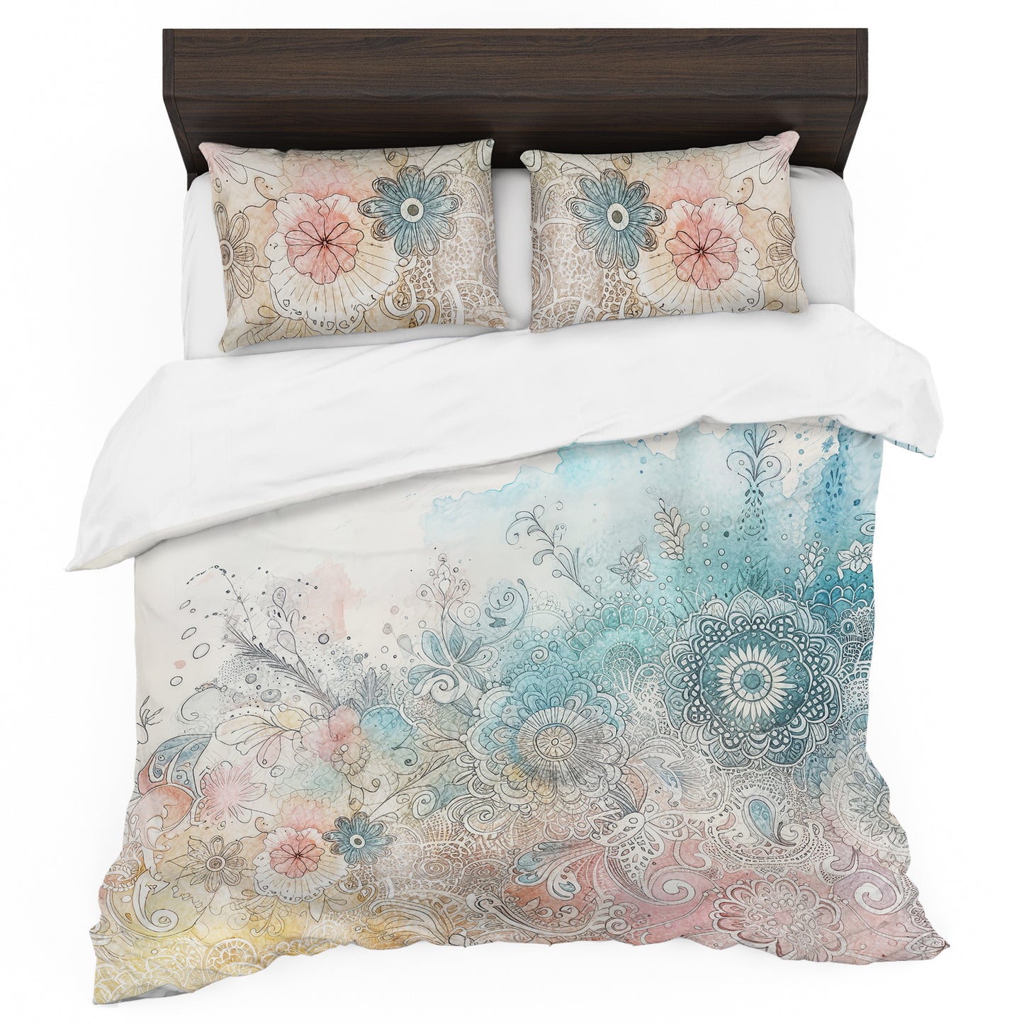 Soft Shades Classic Rainbow Duvet Cover Set