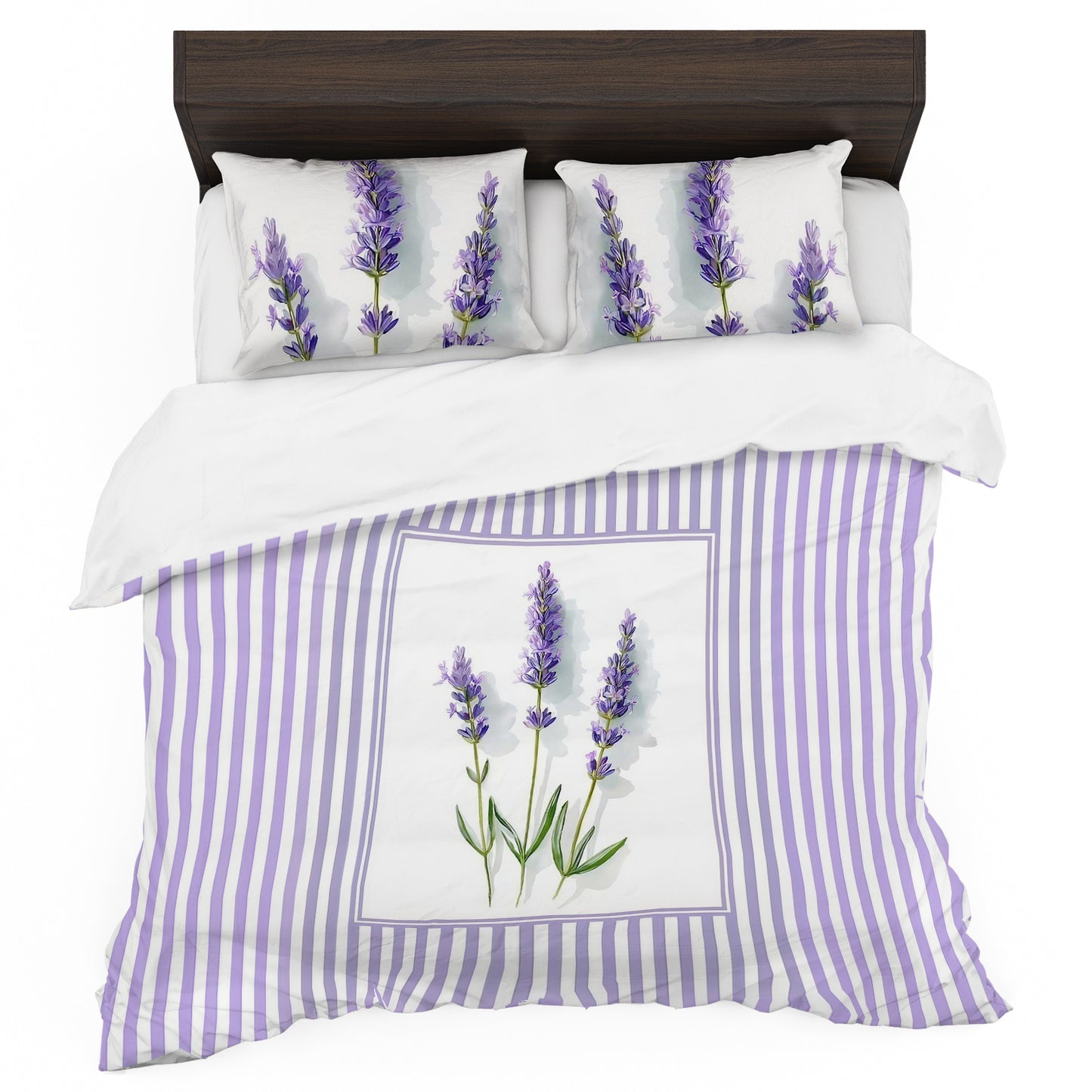 Soft Shades Set of Three Lavender Duvet Cover Set