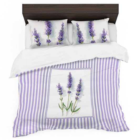 Soft Shades Set of Three Lavender Duvet Cover Set