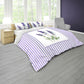 Soft Shades Set of Three Lavender Duvet Cover Set