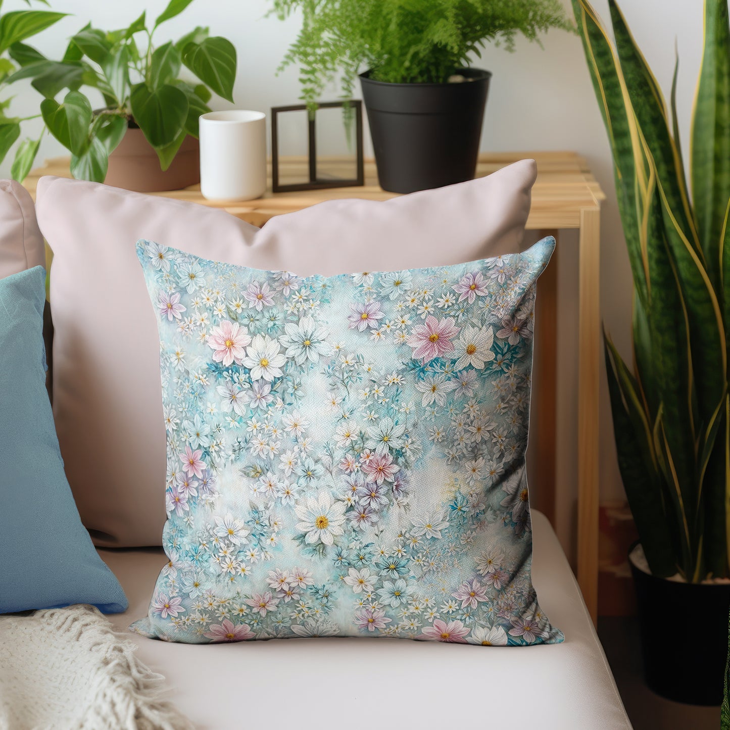 Soft Shades Teal Daisy Luxury Scatter