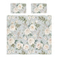 Soft Shades White Rose Duvet Cover Set