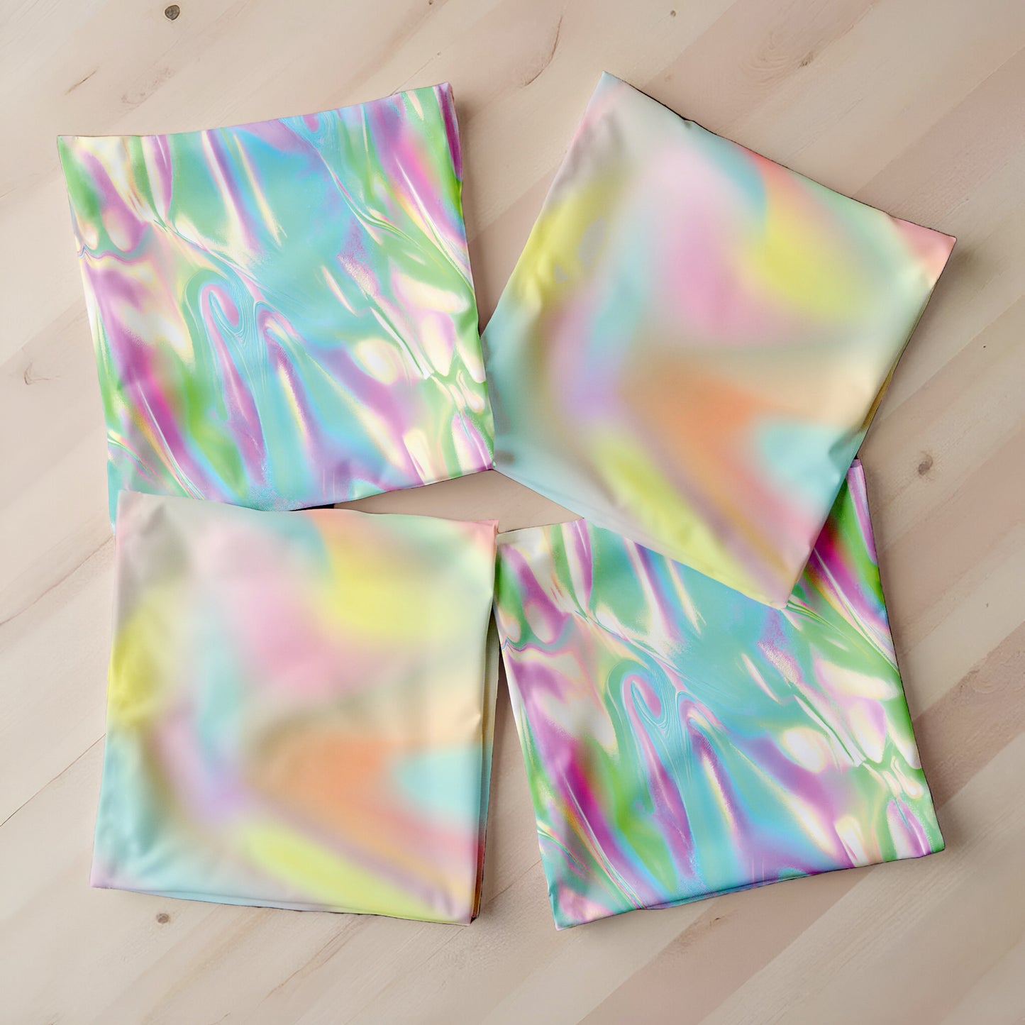 Soft Abstract Pastel Colour Luxury Scatter Covers (Set of 4)