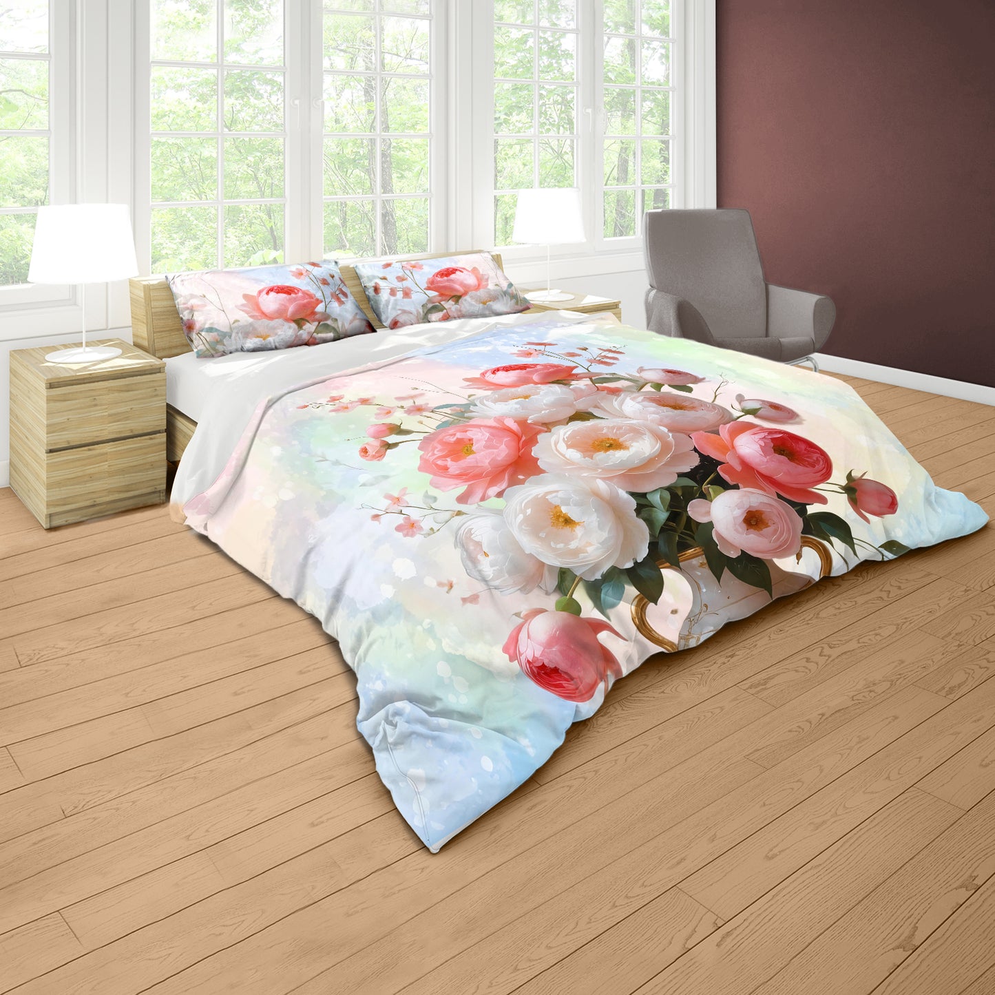 Softly and Tenderly Duvet Cover Set