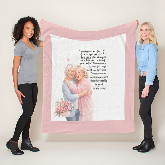 Sometimes in Life Light Weight Fleece Blanket