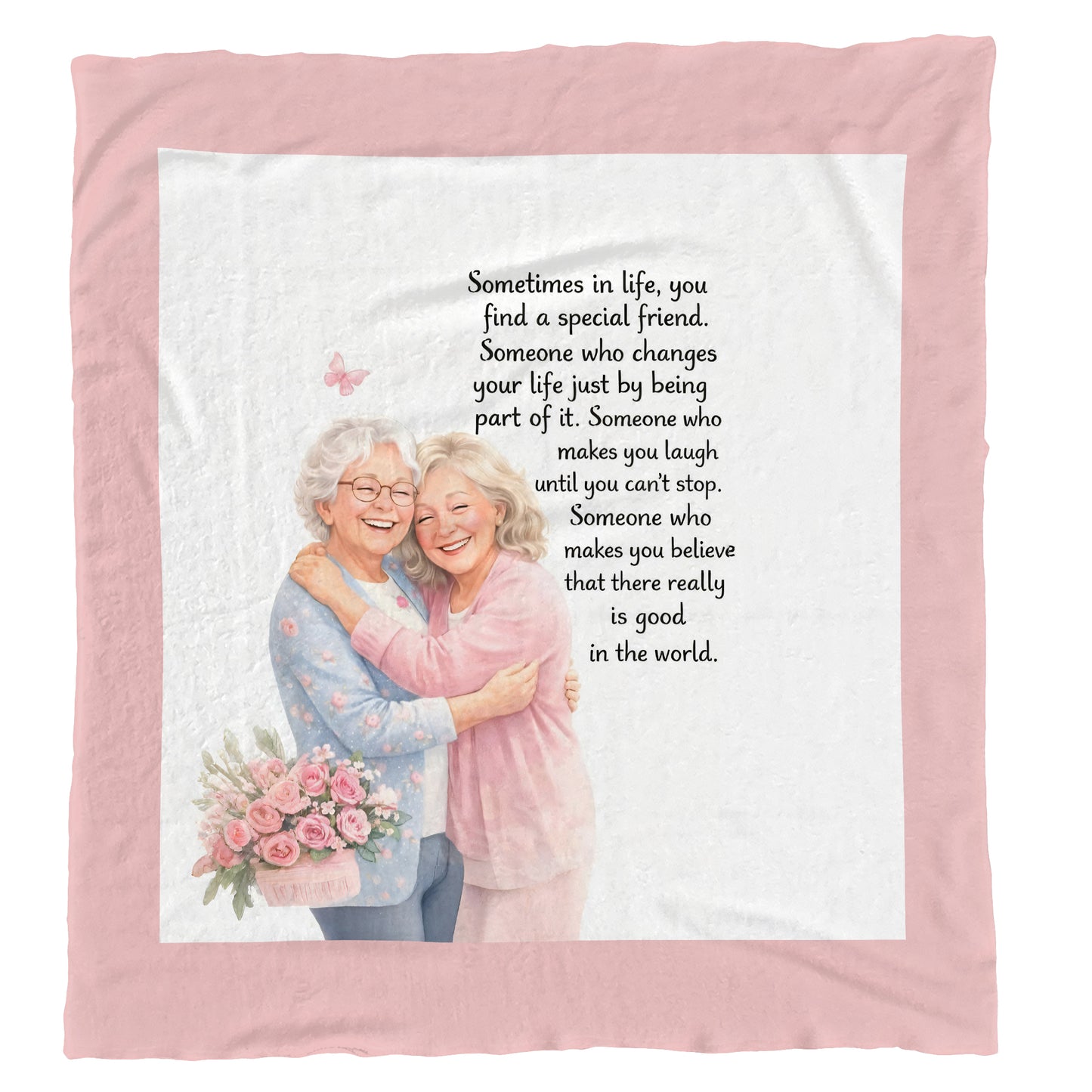 Sometimes in Life Light Weight Fleece Blanket