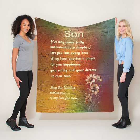 Son Light Weight Fleece Blanket