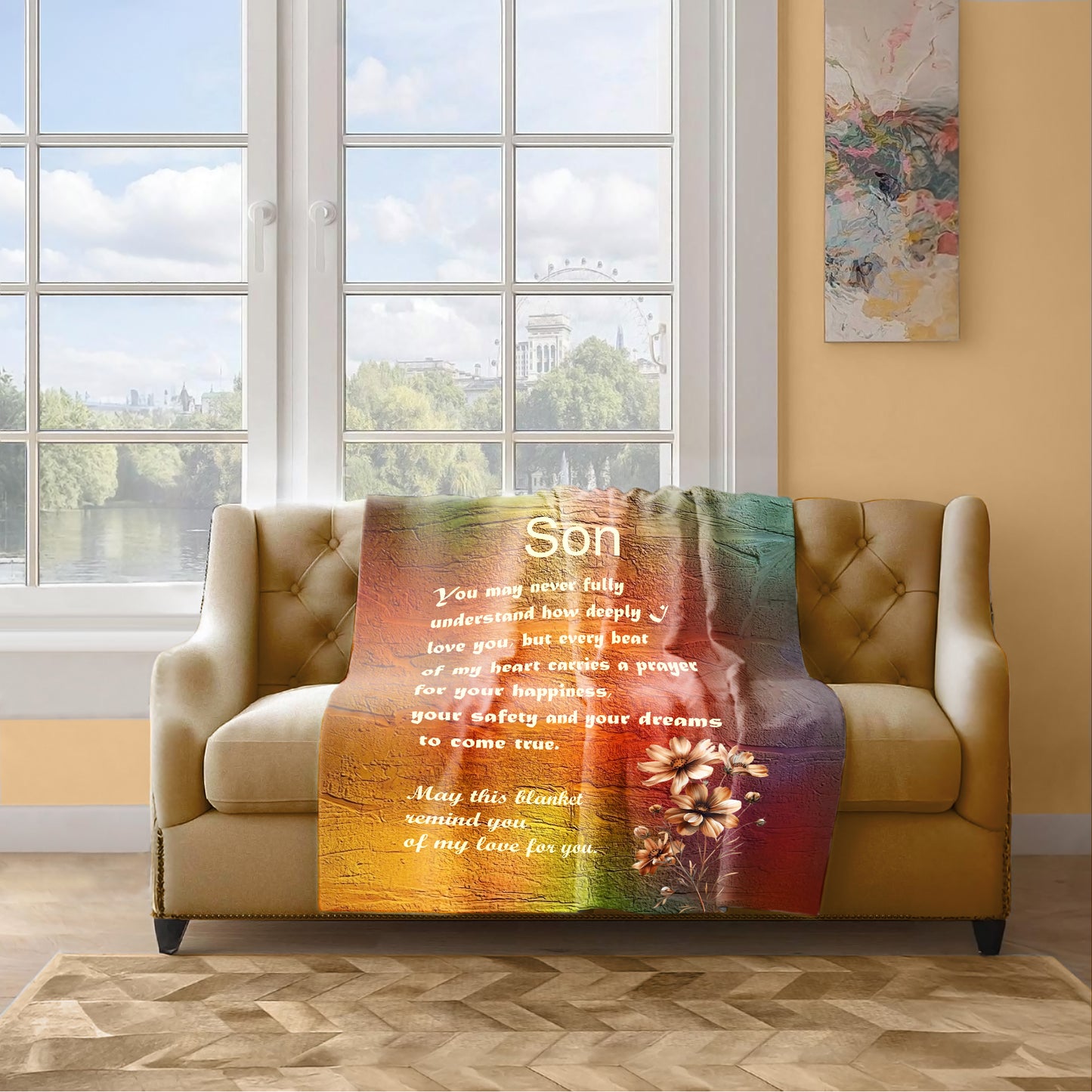 Son Light Weight Fleece Blanket