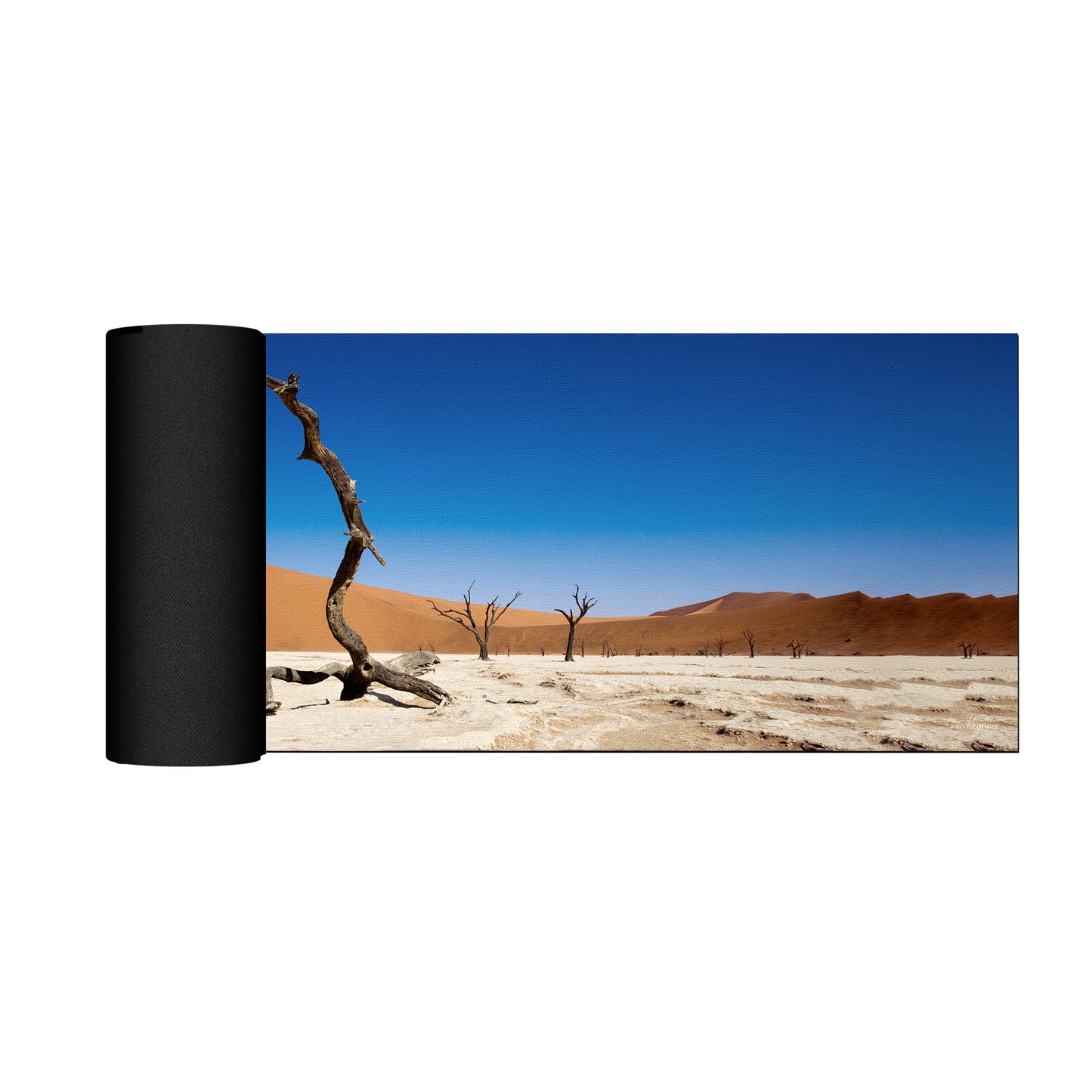 Sossusvlei Deadvlei Namibia Desert Desk Pad by Fanie Heymans