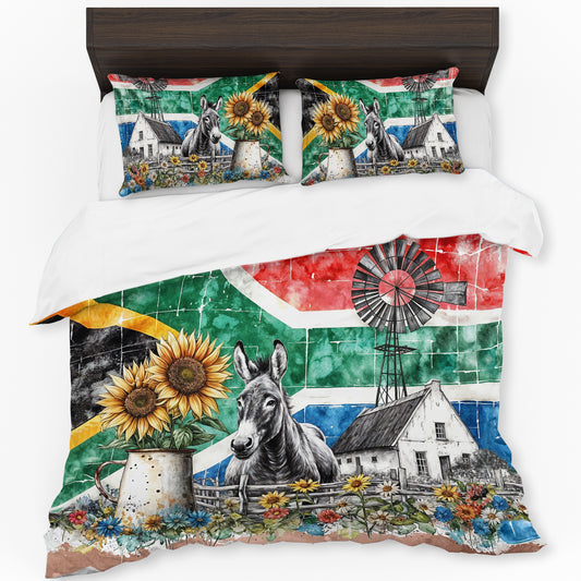 South African Donkey Duvet Cover Set